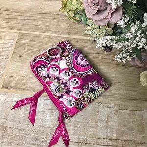 Vera Bradley Wallet-retired pattern Very Berry Paisley